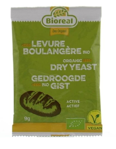 Drożdże Aktywne Suszone BIO 9 g Bioreal