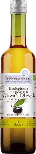 Oliwa z Oliwek Extra Virgin Łagodna BIO 500 ml Bio Planete