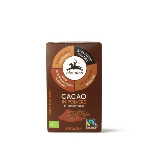 Kakao w Proszku Fair Trade BIO 75 g Alce Nero