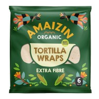 Tortilla Wraps z Otrębami BIO 240 g Amaizin