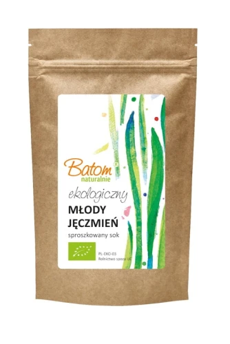 Młody Jęczmień Sok Sproszkowany BIO 100 g Batom