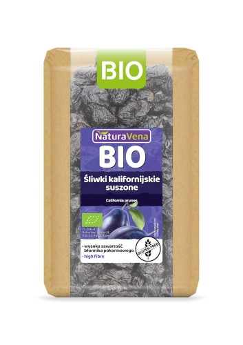 Śliwki Kalifornijskie Bezglutenowe BIO 400 g Naturavena