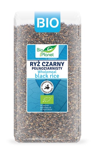 Ryż Czarny Pełnoziarnisty Uprawiany w Europie BIO 500 g Bio Planet