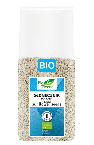 Słonecznik Łuskany Bezglutenowy BIO 800 g Bio Planet