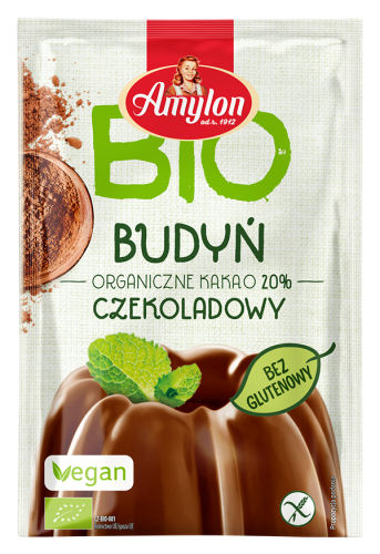 Budyń Czekoladowy Bezglutenowy BIO 40 g Amylon