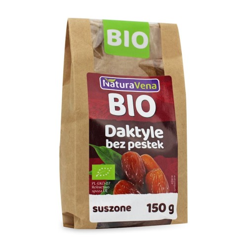 Daktyle Suszone Bezglutenowe BIO 150 g Naturavena