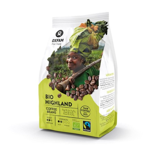 Kawa Ziarnista Arabica/Robusta Wysokogórska FT BIO 250 g Oxfam