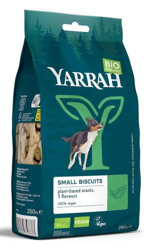 Sucha Karma dla Psa Małej Rasy Ciastka Zbożowe BIO 250 g Yarrah