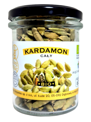 Kardamon Owoce Bezglutenowy BIO 60 g Pięć Przemian