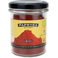 Papryka Słodka Mielona Bezglutenowa BIO 85 g Pięć Przemian