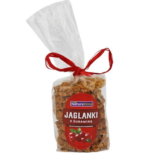 Ciastka Jaglanki z Żurawiną 175 g Naturavena