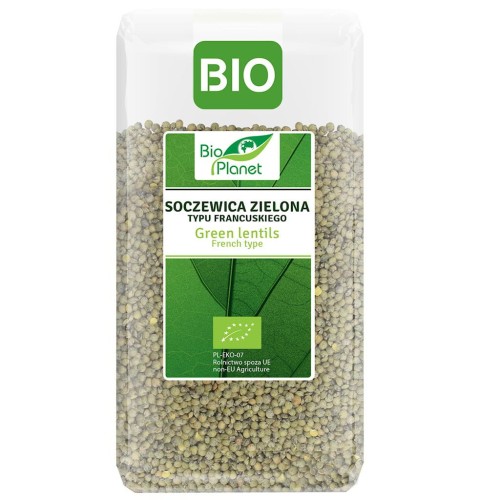 Soczewica Zielona Typu Francuskiego BIO 500 g Bio Planet