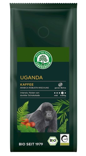 Kawa Ziarnista Arabica/Robusta Uganda BIO 250 g Lebensbaum