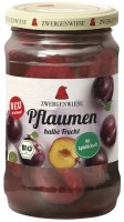 Śliwki Połówki w Lekkim Syropie Bezglutenowe BIO 360 g (180 g) Zwergenwiese