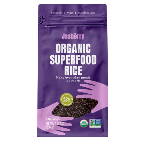 Ryż Express Jasberry Pełnoziarnisty Bezglutenowy BIO 200 g Jasberry Rice Calorie Watchers