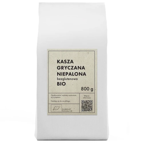 Kasza Gryczana Niepalona Bezglutenowa BIO 800 g The Planet