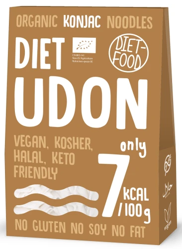 Makaron Konjac Udon Bezglutenowy BIO 385 g (300 g) Diet-Food