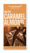 Tabliczka Kakaowa Słony Karmel - Migdały Bezglutenowa BIO 60 g Benjamissimo