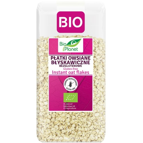Płatki Owsiane Błyskawiczne Bezglutenowe BIO 300 g Bio Planet