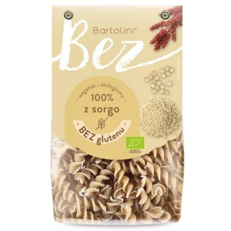 Makaron z Sorgo Świderki Bezglutenowy BIO 250 g Bartolini