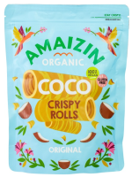 Rurki Waflowe Kokosowe Bezglutenowe BIO 140 g Amaizin