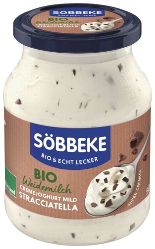 Jogurt Stracciatella BIO 500 g Słoik Sobbeke