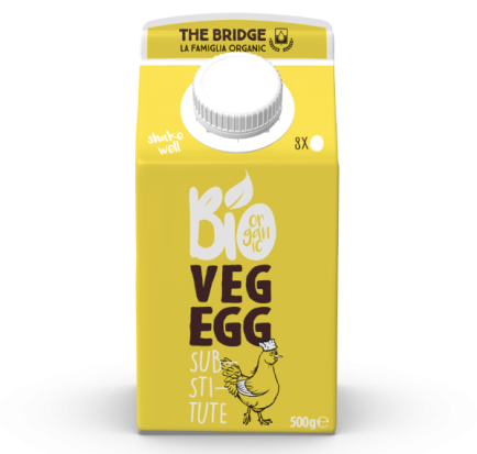 Roślinny Zamiennik 8 Jaj w Płynie Bezglutenowy BIO 500 g The Bridge