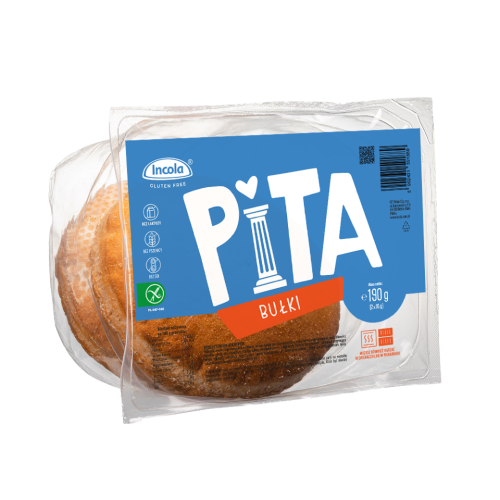 Bułki Pita Bezglutenowe 2 szt., 190 g Incola
