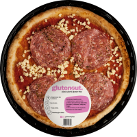 Pizza z Serem Mozarella i Kiełbasą Salami Bezglutenowa 330 g Gluten Out (Produkt Chłodniczy)