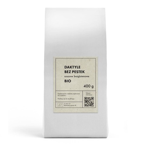 Daktyle Suszone Bezglutenowe BIO 400 g The Planet