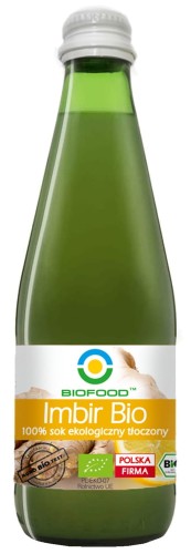 Sok z Imbiru NFC Bezglutenowy BIO 300 ml Biofood