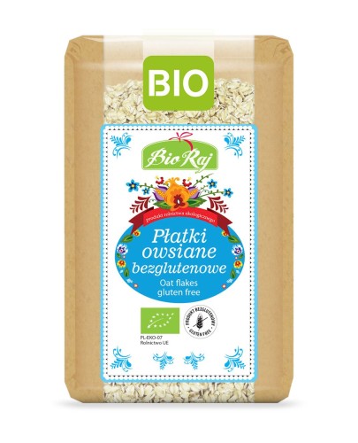Płatki Owsiane Bezglutenowe BIO 350 g Bio Raj