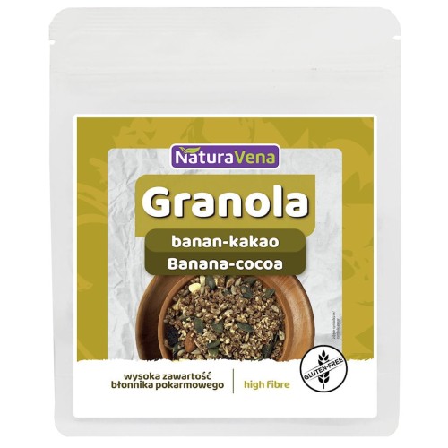 Granola Banan-Kakao Bezglutenowa 200 g Naturavena