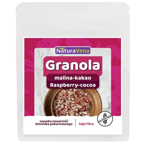 Granola Malina-Kakao Bezglutenowa 200 g Naturavena
