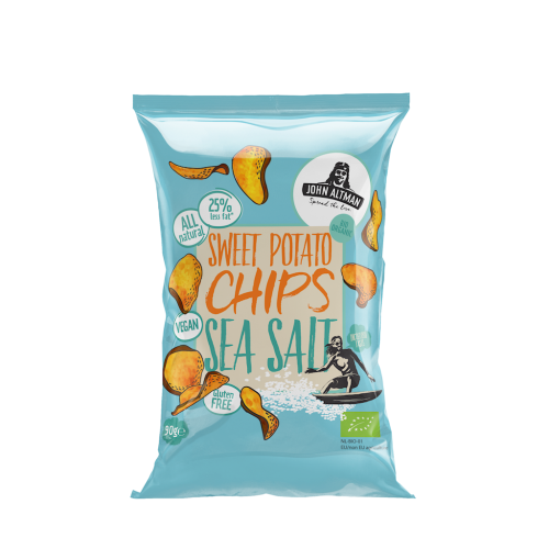 Chipsy z Batatów z Solą Morską Bezglutenowe BIO 90 g  John Altman