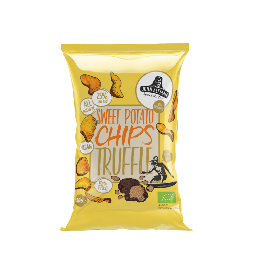 Chipsy z Batatów o Smaku Trufli Bezglutenowe BIO 90 g John Altman