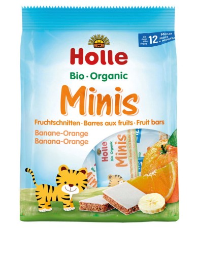 Batoniki Mini Banan Pomarańcza od 12 m-c BIO (8 x 12,5 g ) 100 g Holle