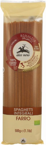 Makaron Razowy Spaghetti Orkiszowy BIO 500 g Alce Nero