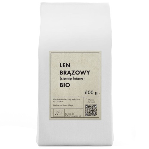 Len Brązowy BIO 600 g The Planet