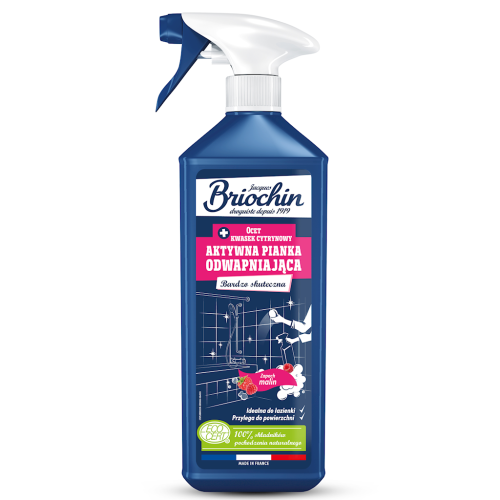 Pianka Odwapniająca Malinowa w Sprayu ECO 750 ml Briochin