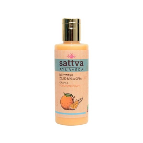 Żel Do Mycia Ciała Pomarańczowy 210 ml Sattva (Ayurveda)