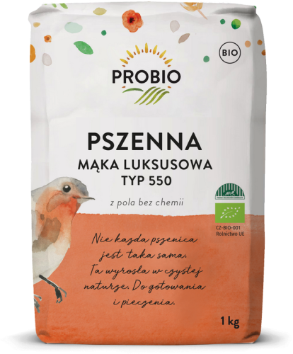 Mąka Pszenna Luksusowa Typ 550 BIO 1kg Probio