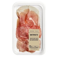 Antipasti Trio: Salami Milono, Polędwica Lonzino, Szynka Prosciutto Crudo BIO Bezglutenowe BIO 90g Primavera