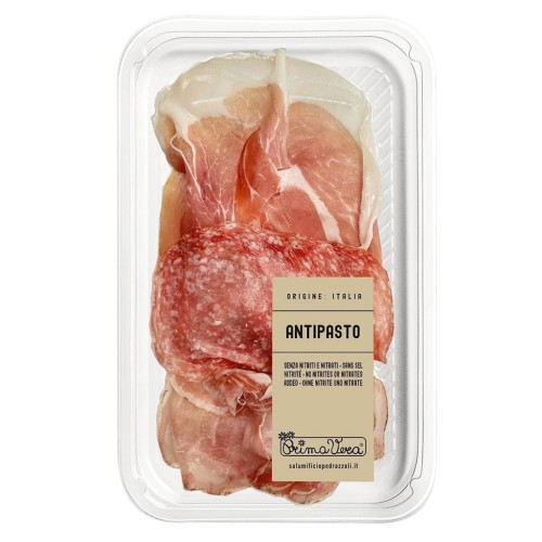 Antipasti Trio: Salami Milono, Polędwica Lonzino, Szynka Prosciutto Crudo BIO Bezglutenowe BIO 90g Primavera