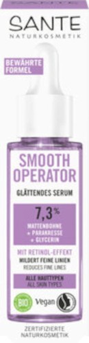 Serum do Twarzy Wygładzające z Efektem Retinolu 7,3% - Vigna Aconitifolia, Parakres i Gliceryna ECO 30 ml Sante
