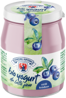 Jogurt Borówkowy z Mleka Siennego Bezglutenowy BIO 150g Słoik Sterzing-Vipiteno