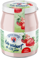 Jogurt Truskawkowy z Mleka Siennego Bezglutenowy BIO 150g Słoik Sterzing-Vipiteno
