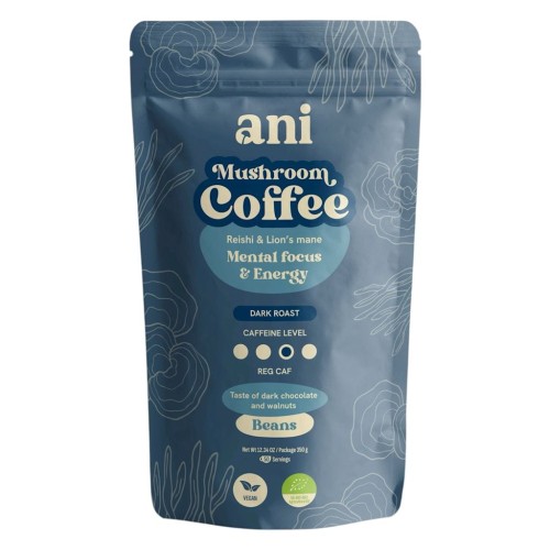 Kawa Ziarnista Arabica z Reishi i Lion's Mane BIO 350g Ani