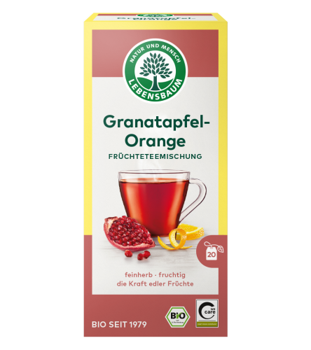 Herbatka Granat - Pomarańcza BIO (20 x 2 g) 40g Lebensbaum