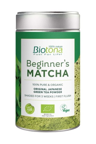Herbata Zielona Matcha Japońska Beginners BIO 80g Biotona